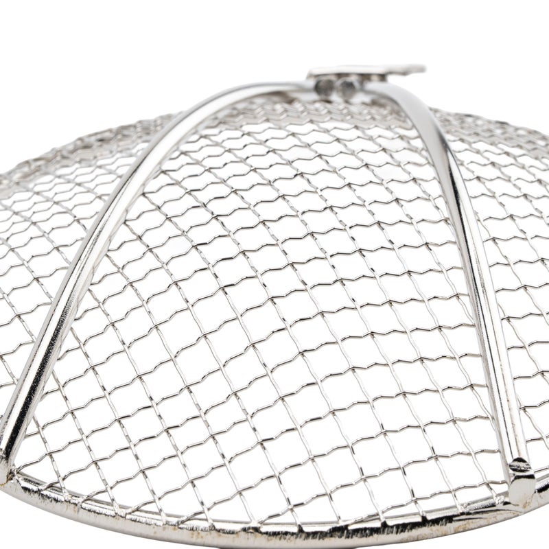 Winco Round Wire Skimmer, 6-Inch, Nickel - Image 2